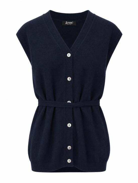 26FW 라 로즈 가디건 GDC22808 20102 BLUE NAVY