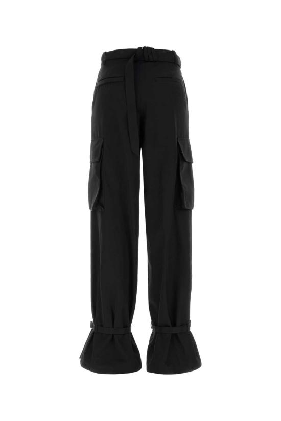 26SS 디 아티코 스트레이트 팬츠 260WCP00283PLL001AA 100 Black - THE ATTICO