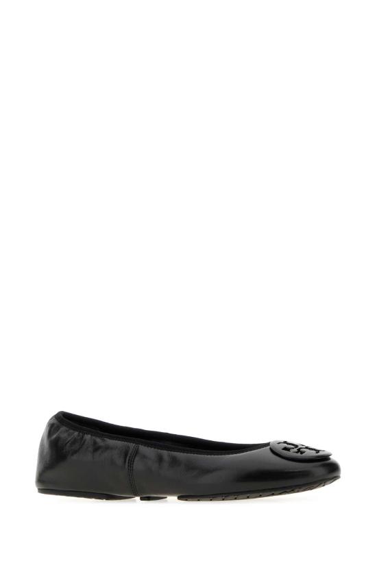 26FW 토리버치 레바 트래블 발레리나 플랫 177204 006 Black - TORY BURCH