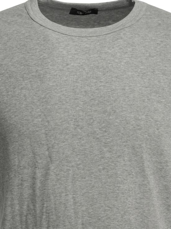 26SS 톰포드 코튼 크루넥 언더웨어 티셔츠 T4M081040020 Grey - TOMFORD