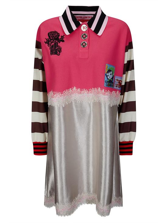 26SS 초포바 로위나 미디 원피스 1377 PinkMulti Pink Multi
