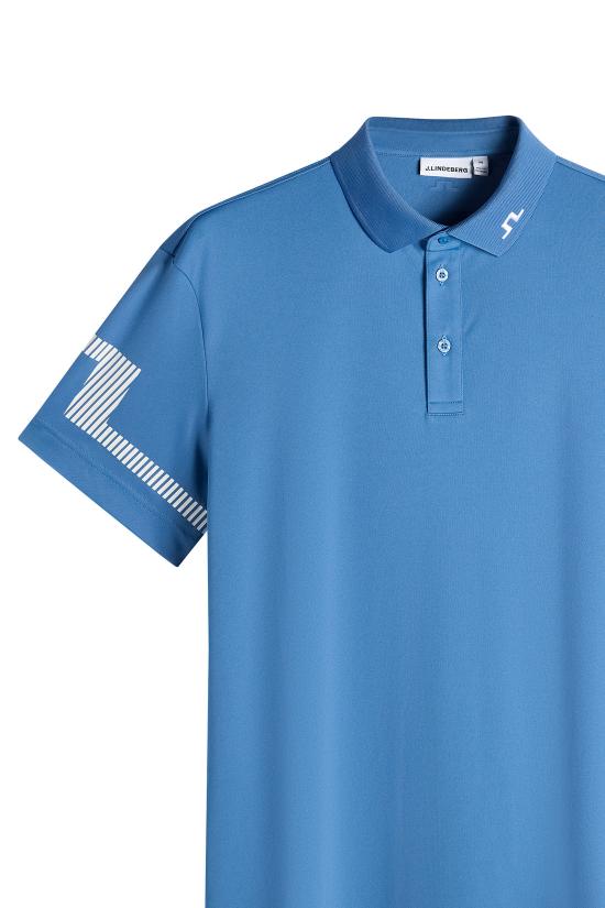 26SS 제이린드버그 남성 히스 폴로 GMJT14650 O228 FEDERAL BLUE DOM - J LINDEBERG