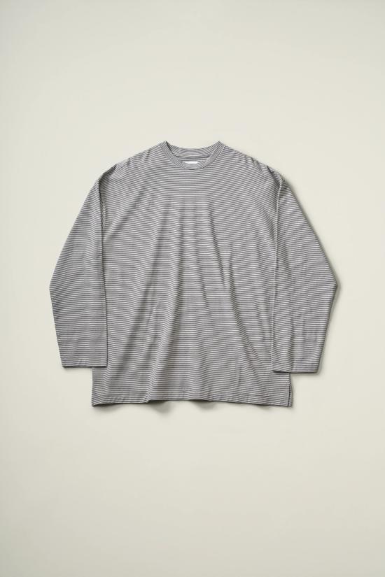 26SS 캡틴 선샤인 긴팔 티셔츠 KS26SCS07 BLACK PIN STRIPE DOM