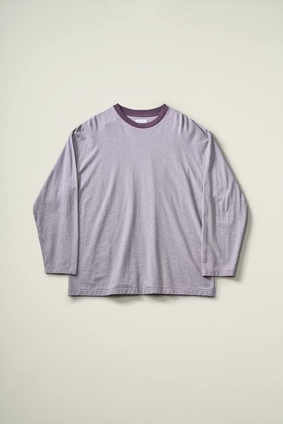 26SS 캡틴 선샤인 긴팔 티셔츠 KS26SCS07 GREY MULTI STRIPE DOM
