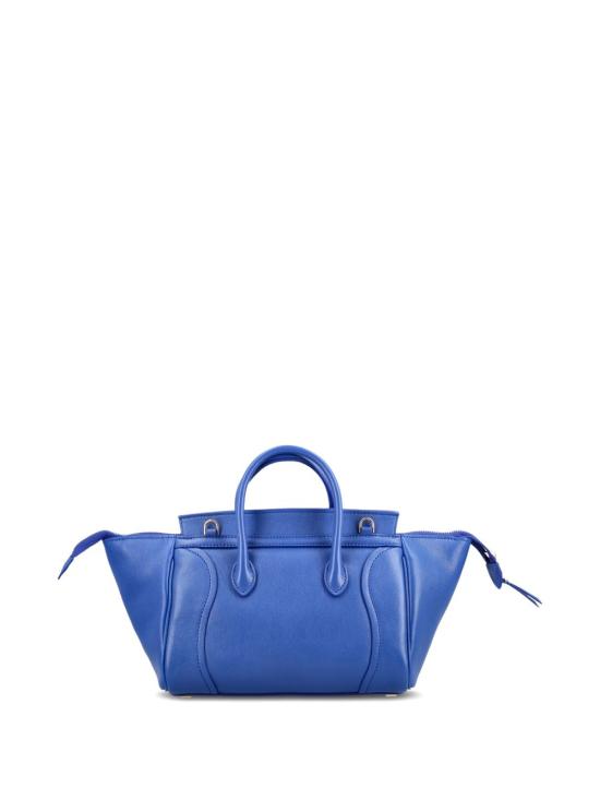 26SS 셀린느 스몰 뉴 러기지백 서플 샤이니 램스킨 12421 3GW2GFU9 NAVY - CELINE