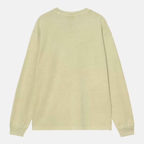 26SS 칼하트 WIP 넬슨 롱슬리브 티셔츠 I029948 3IEGD GENTLE GREEN DOM - CARHARTT WIP