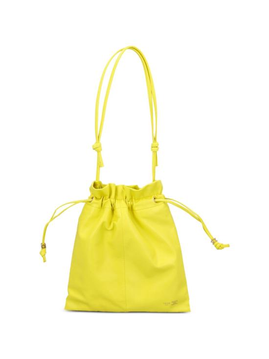 26SS 셀린느 스몰 크리스탈 램스킨 파우치 12366 2J79GFV5 YELLOW