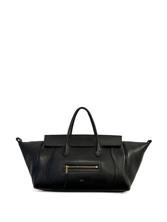 26SS 셀린느 미디움 뉴 러기지 서플 샤이니 램스킨 L100E 3GW238NO BLACK