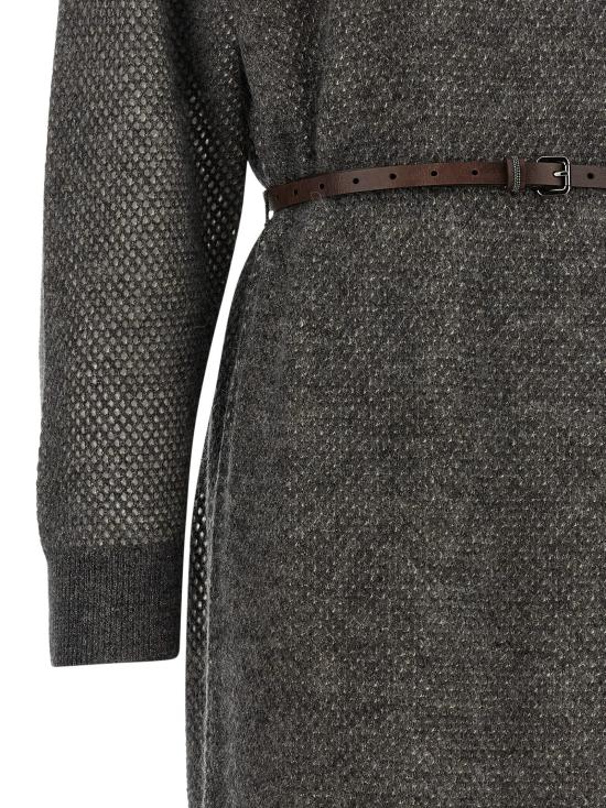 26FW 브루넬로 쿠치넬리 롱 원피스 MGG270A90PCUG68 Gray - BRUNELLO CUCINELLI