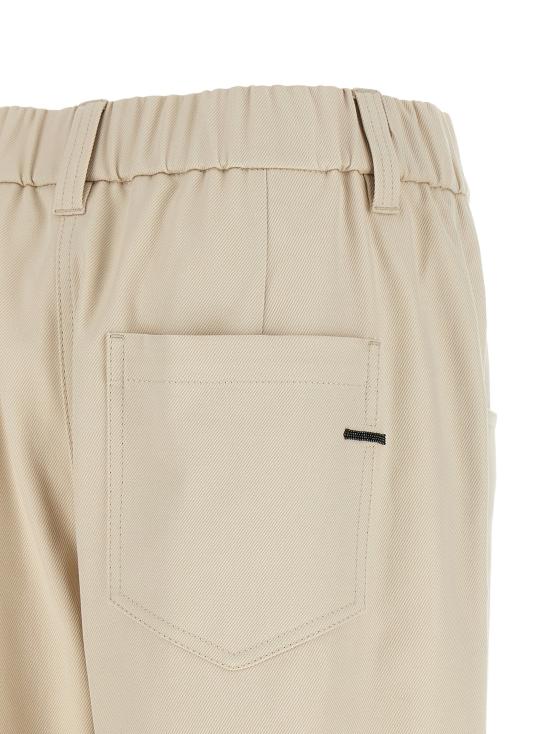 26FW 브루넬로 쿠치넬리 스트레이트 팬츠 MP126P8417C9815 Beige - BRUNELLO CUCINELLI