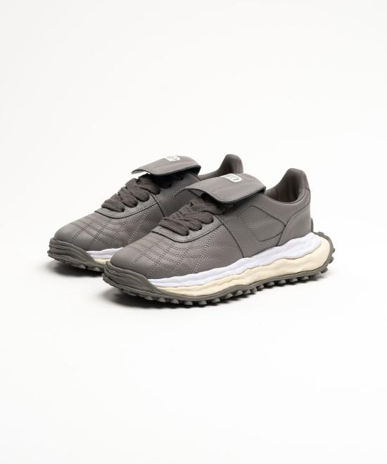 26SS 메종 미하라 야스히로 스캇 OG솔 레더 로우탑 스니커즈 A14FW701 GRAY DOM - MAISON MIHARA YASUHIRO
