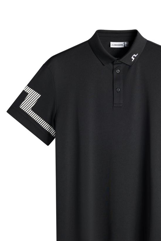 26SS 제이린드버그 남성 히스 폴로 GMJT14650 9999 BLACK DOM - J LINDEBERG