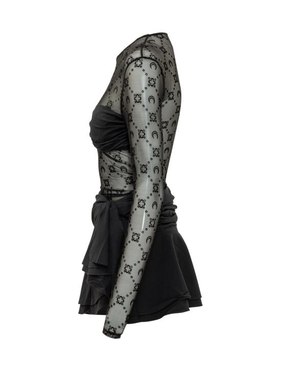 26SS 마린세르 숏 원피스 WDR470ACJER0005 BK99 BLACK - MARINE SERRE