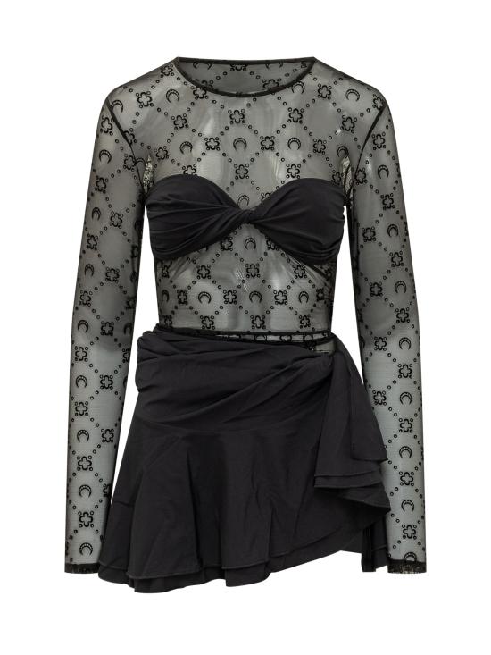 26SS 마린세르 숏 원피스 WDR470ACJER0005 BK99 BLACK