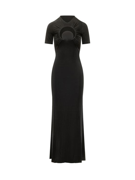 26SS 마린세르 롱 원피스 WDR432ACJER0100 BK99 BLACK