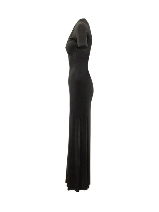 26SS 마린세르 롱 원피스 WDR432ACJER0100 BK99 BLACK - MARINE SERRE