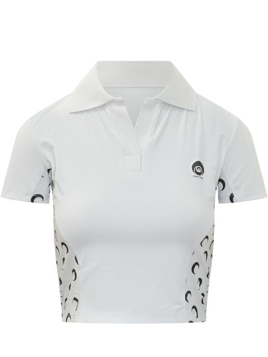 26SS 마린세르 폴로 티셔츠 WTO510ACJER0101 WH00 OPTICAL WHITE