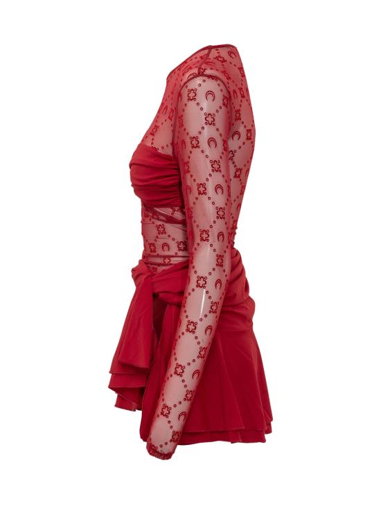 26SS 마린세르 숏 원피스 WDR470ACJER0005 RD11 RIBBON RED - MARINE SERRE
