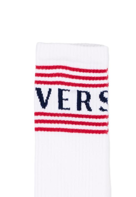 26FW [키즈] 베르사체 발목 양말 1025324 1A18338 1W760 WHITE - VERSACE