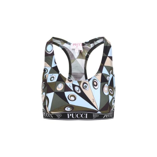 26FW 푸찌 트레이닝 티셔츠 6HTP57 6H865 P18 KHAKI BLUE - PUCCI