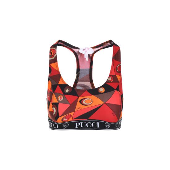 26FW 푸찌 트레이닝 티셔츠 6HTP57 6H865 P17 ORANGE BLACK - PUCCI