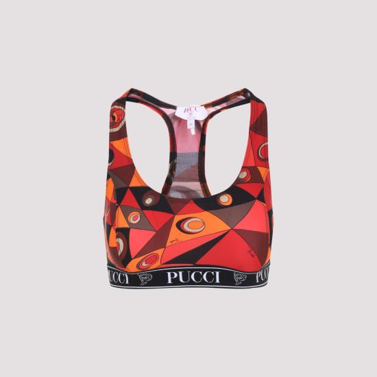 26FW 푸찌 트레이닝 티셔츠 6HTP57 6H865 P17 ORANGE BLACK