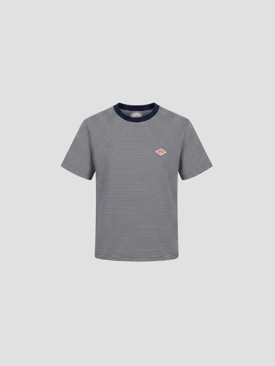 26SS 단톤 반팔 티셔츠 DTC0196 NAVY X WHITE
