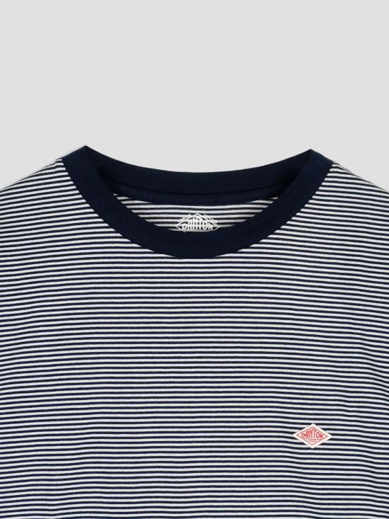 26SS 단톤 반팔 티셔츠 DTC0196 NAVY X WHITE - DANTON