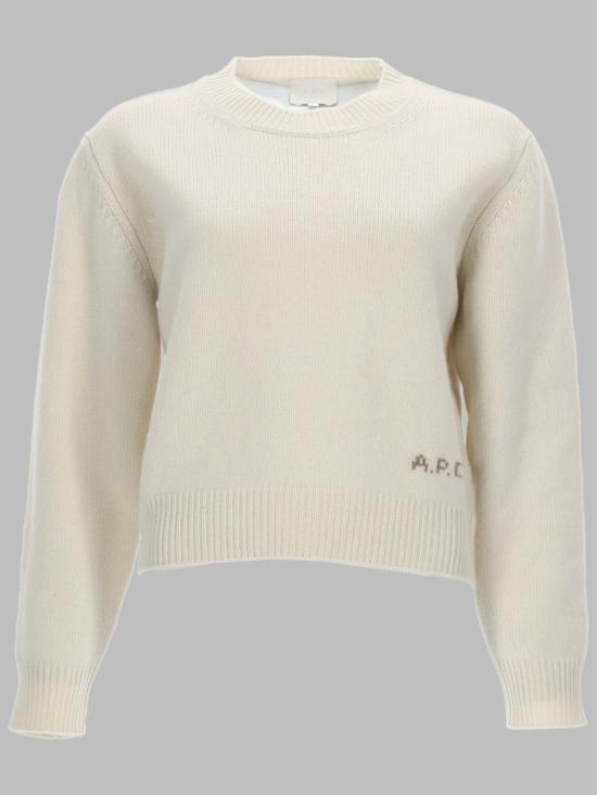 26FW 아페쎄 스웨터 WOASW F23498 AAD WHITE