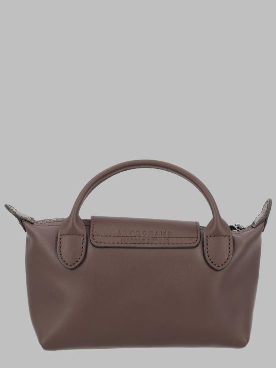 26FW 롱샴 르 플리아쥬 엑스트라 XS 레더 파우치 34205 987002 BROWN - LONGCHAMP