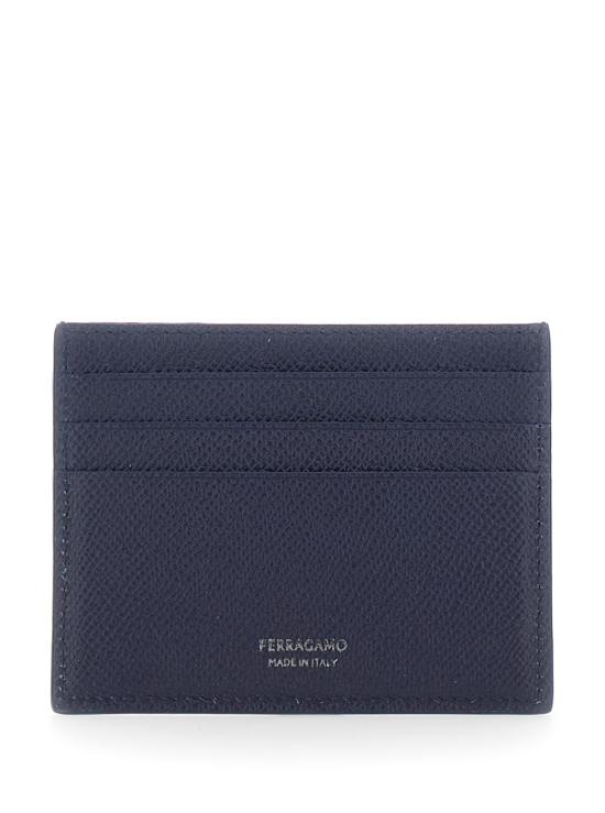 26FW 살바토레 페라가모 간치니 카드지갑 6614780791945 Blu - SALVATORE FERRAGAMO