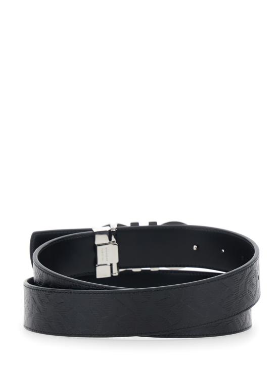 26FW 살바토레 페라가모 간치니 레더 벨트 6755420724127 Black - SALVATORE FERRAGAMO