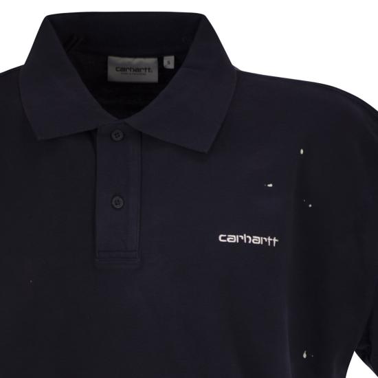 26FW 칼하트 폴로 티셔츠 I036856 DARK BLUE - CARHARTT