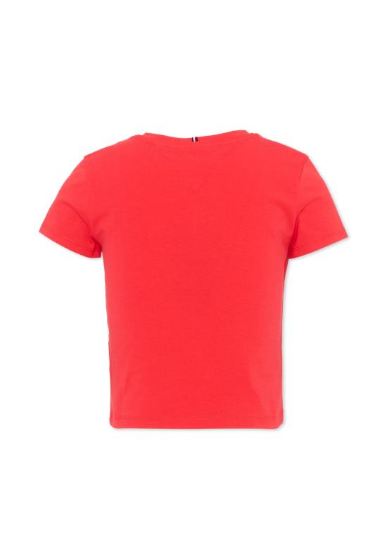 26SS [키즈] 타미힐피거 티셔츠 KG0KG09097 XK3 RED - TOMMY HILFIGER