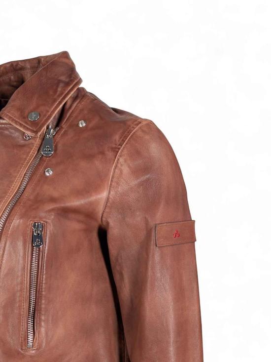 26SS 페트레이 가죽 자켓 PED556199011855477 Brown - PEUTEREY