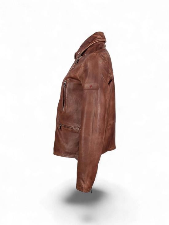 26SS 페트레이 가죽 자켓 PED556199011855477 Brown - PEUTEREY