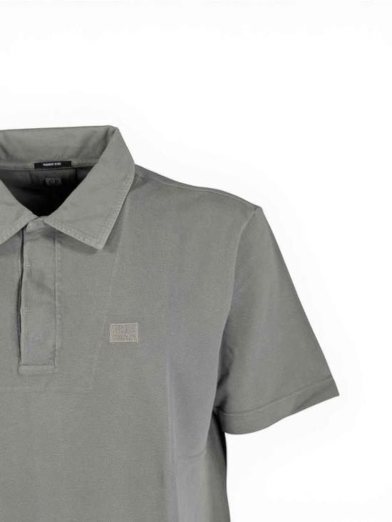 26SS 씨피 컴퍼니 폴로 티셔츠 20CMPL175A005527S921 Grey - C.P. COMPANY
