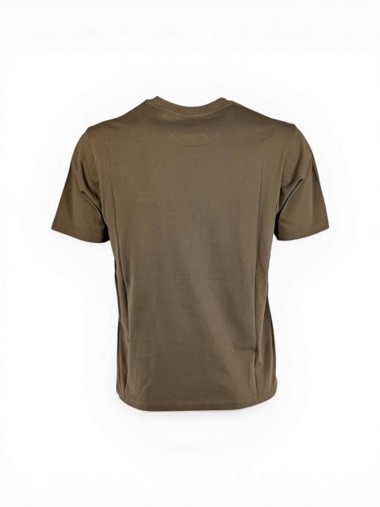 26SS 씨피 컴퍼니 30/1 저지 숏슬리브 로고 패치 티셔츠 RCCMTS726A005100W683 Green - C.P. COMPANY