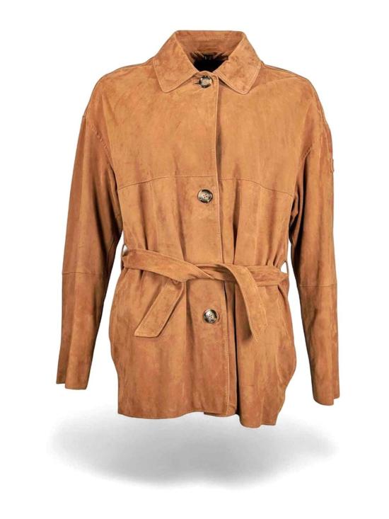 26SS 페트레이 가죽 자켓 PED556399012407466 Brown