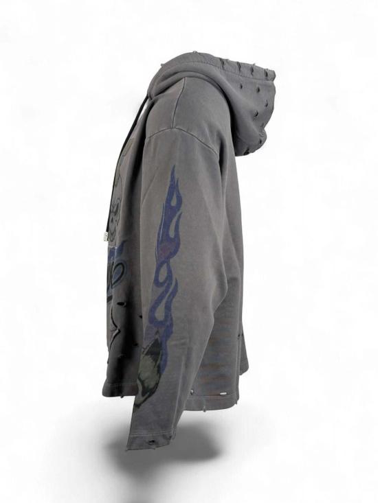26SS 지씨디에스 후드 티셔츠 C1MWQE129F034968L Dark Grey - GCDS