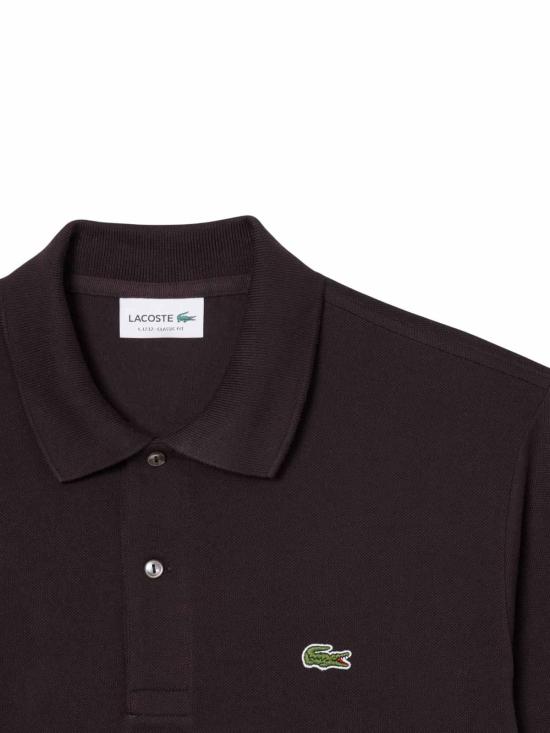 26SS 라코스테 클래식 핏 피케 폴로 셔츠 L12123LA Brown - LACOSTE
