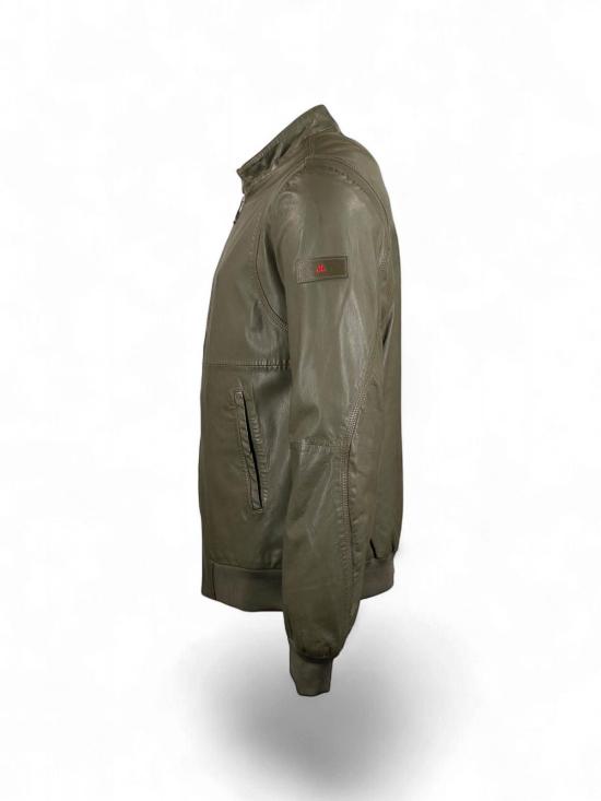 26SS 페트레이 가죽 자켓 PEU541399012334471 Green - PEUTEREY