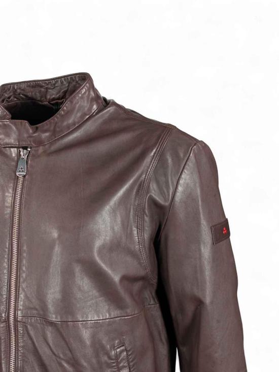 26SS 페트레이 가죽 자켓 PEU541399012334961 Brown - PEUTEREY