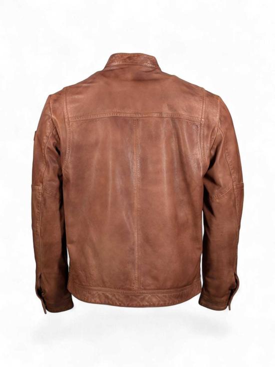 26SS 페트레이 가죽 자켓 PEU541299011855477 Brown - PEUTEREY