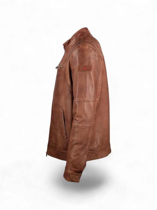 26SS 페트레이 가죽 자켓 PEU541299011855477 Brown - PEUTEREY