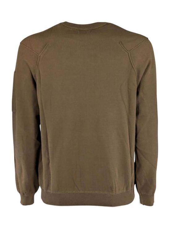 26SS 씨피 컴퍼니 코튼 씨 아일랜드 크루넥 렌즈 니트 20CMKN183A110560A683 Green - C.P. COMPANY