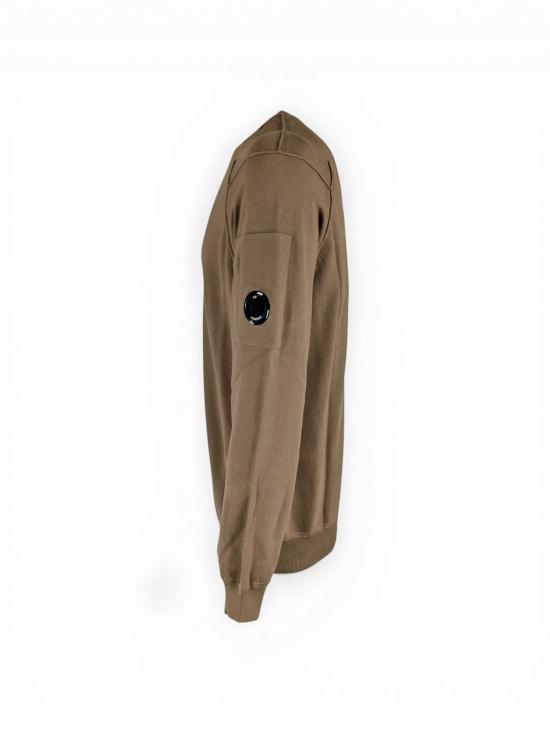 26SS 씨피 컴퍼니 코튼 씨 아일랜드 크루넥 렌즈 니트 20CMKN183A110560A683 Green - C.P. COMPANY