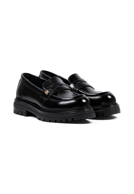 26FW [키즈] 타미힐피거 모카신 T4A4 35170 0822999 BLACK - TOMMY HILFIGER