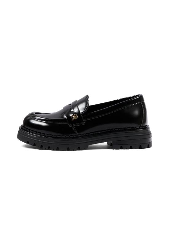 26FW [키즈] 타미힐피거 모카신 T4A4 35170 0822999 BLACK - TOMMY HILFIGER