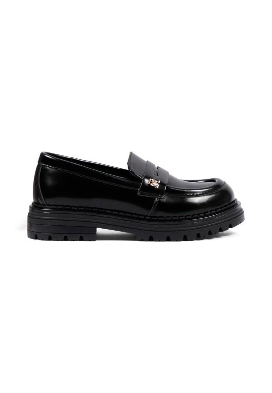 26FW [키즈] 타미힐피거 모카신 T4A4 35170 0822999 BLACK